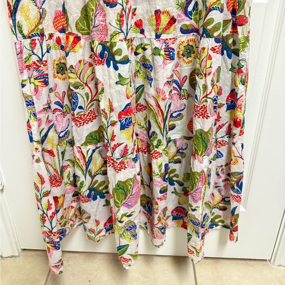 J. McLaughlin Tropical Floral Maxi Dress - Picture 7 of 12
